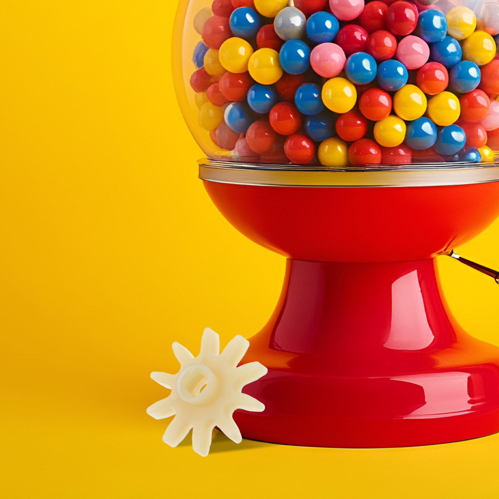 Candy Vending Machine - 10 Piezas de Engranajes Pequeños para