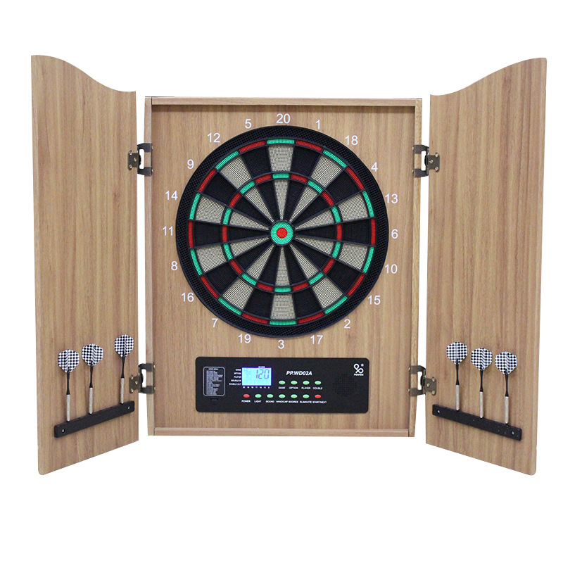 Electronic Dartboard Cabinet - Gabinete de Madera de Lujo para