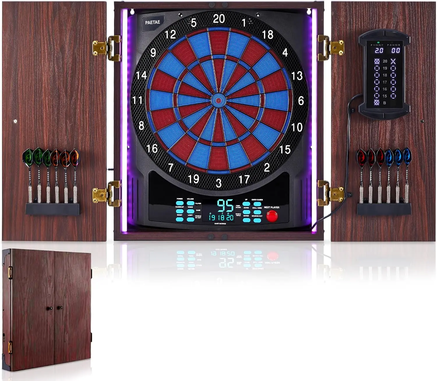 Gabinete para Dardos Electróni - Electronic Dartboard Cabinet reseña y precio