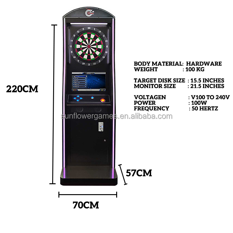 Máquina de Dardos Electrónica  - Electronic Dartboard Cabinet reseña y precio