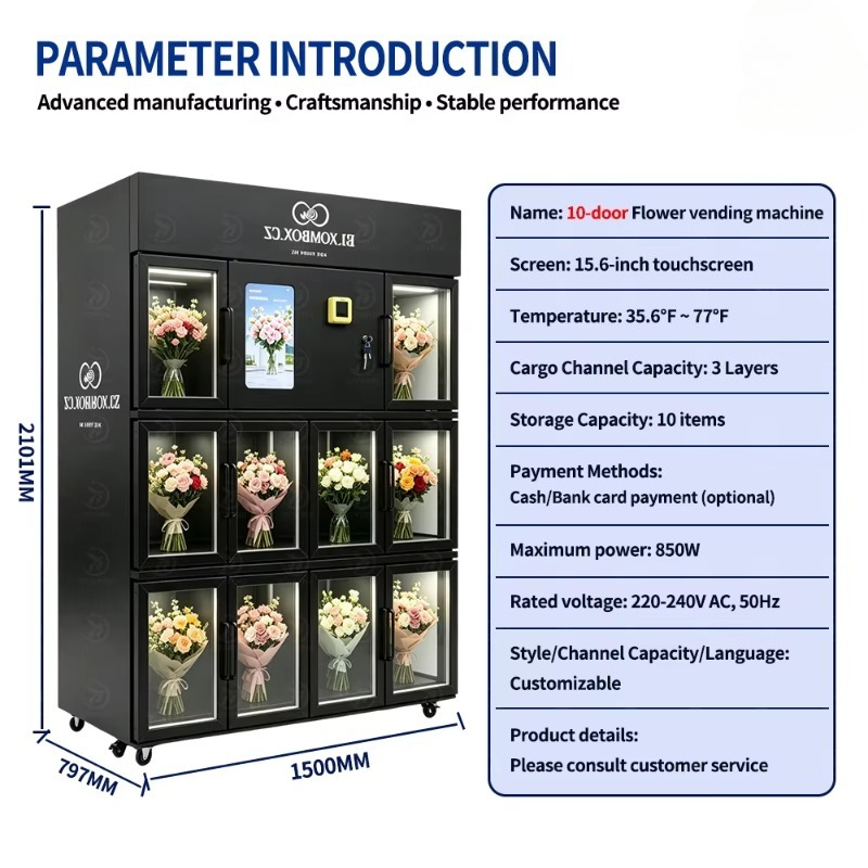 Máquina Expendedora de Flores  - Bill Acceptor Vending reseña y precio
